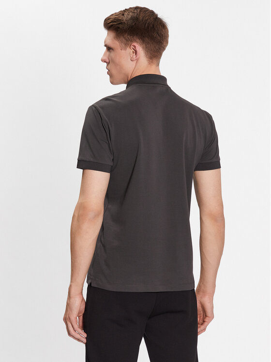 EA7 Emporio Armani EA7 Emporio Armani Тениска с яка и копчета 3RPF01 PJ5AZ 1997 Сив Regular Fit