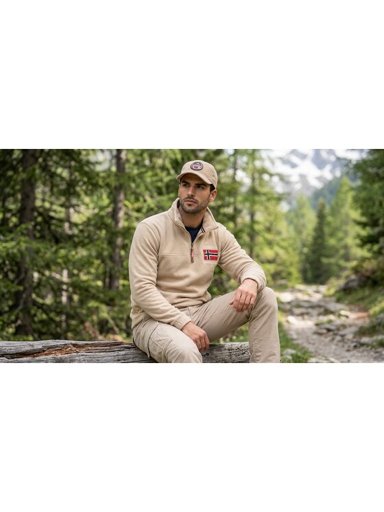 Geographical Norway Geographical Norway Polar WZ6694H/GN-BEIGE Beżowy Reglan Fit