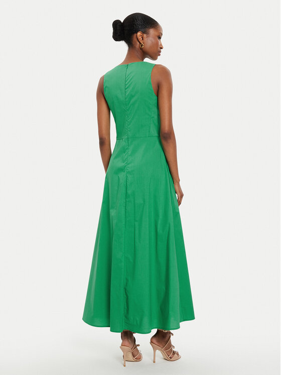 ViCOLO ViCOLO Letné šaty Abito TB2904 Zelená Regular Fit