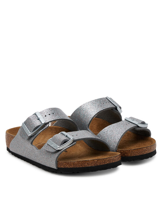 Birkenstock Birkenstock Ciabatte Arizona Kids 1029468 S Argento