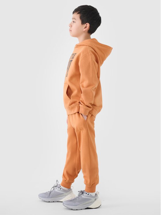 4F 4F Pantaloni da tuta 4FJRSS25TTROM1340-70S Arancione Regular Fit