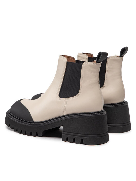 Eva Minge Eva Minge Klassische Stiefeletten EM-44-12-001521 Beige