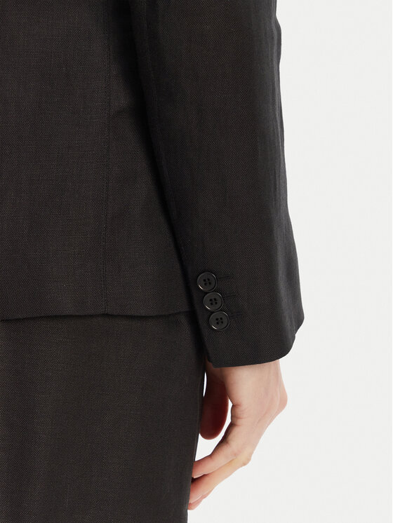 Weekend Max Mara Weekend Max Mara Marynarka Nalut 2515041012 Czarny Regular Fit