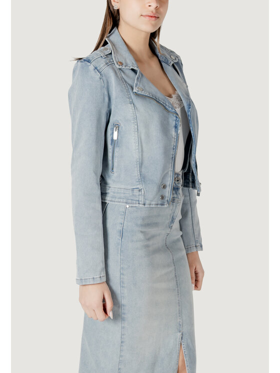 Morgan De Toi Morgan De Toi Giacca di pelle 241-VAMMY Blu To Fit