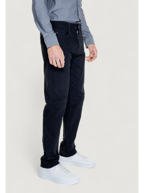 Armani Exchange Armani Exchange Pantalone da abito 8NZJ13 Z2SBZ Nero To Fit