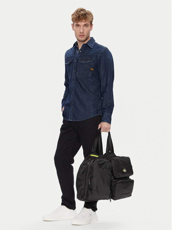 Calvin Klein Geantă de weekend Tech Utility Tote LV04G3148G Negru
