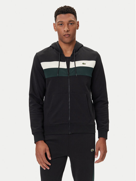 Lacoste Lacoste Суитшърт SH5913 Черен Regular Fit