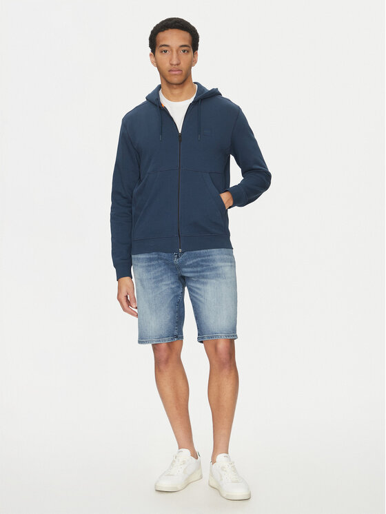 BOSS BOSS Jeans kratke hlače Re.Maine 50537787 Modra Regular Fit