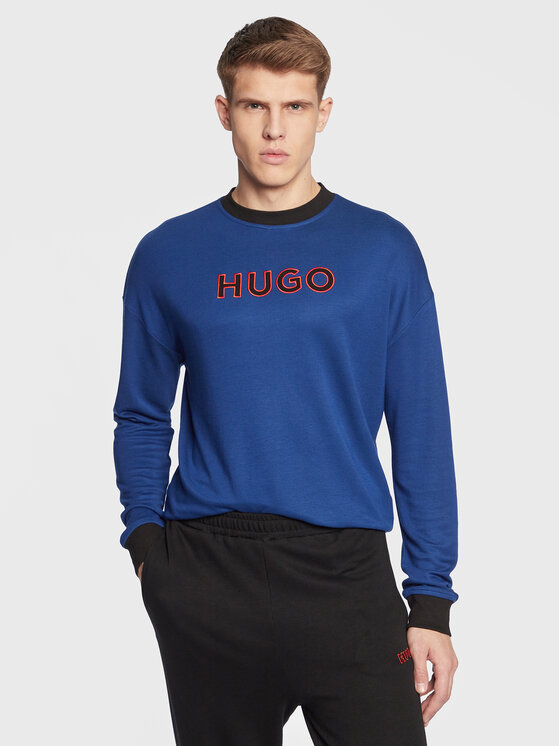 HUGO Hugo Piżama Jaglion 50484507 Granatowy Regular Fit