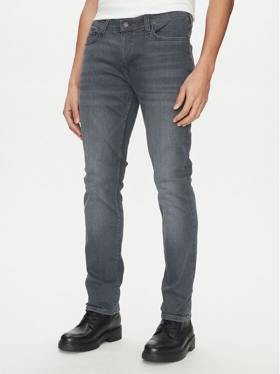 Mustang Džínsy Vegas 1016311 Sivá Slim Fit