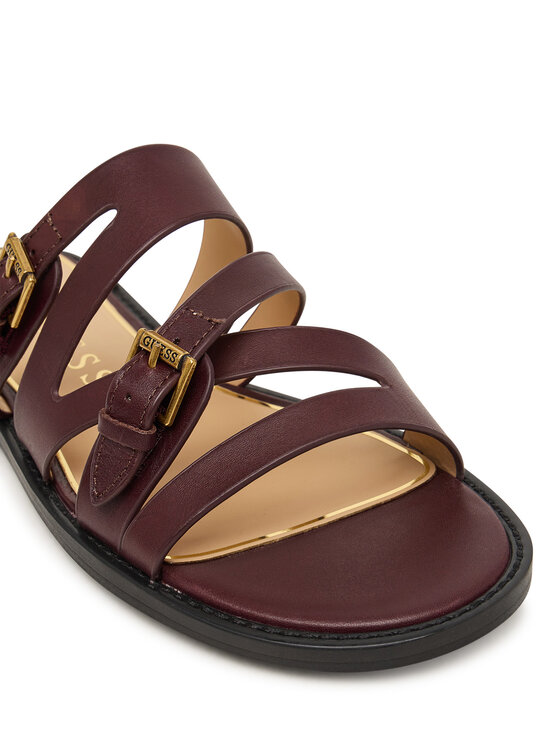 Guess Guess Natikači FLJGRY LEA03 Bordo rdeča