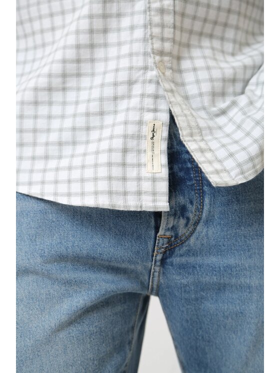 Pepe Jeans Pepe Jeans Koszula PM308278 800 Biały Regular Fit