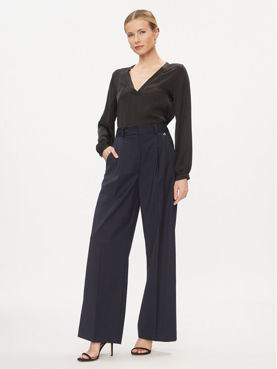 Dixie Dixie Bluse C239Z014A Schwarz Loose Fit