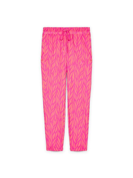 Fiorella Rubino Fiorella Rubino Pantaloni di tessuto P819L002116N0R6 Rosa Regular Fit