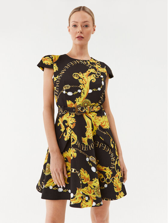 Versace Jeans Couture Versace Jeans Couture Повсякденна сукня 75HAO905 Чорний Regular Fit