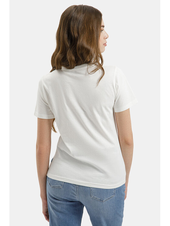 Cross Jeans Cross Jeans T-Shirt 56257-008 Biały