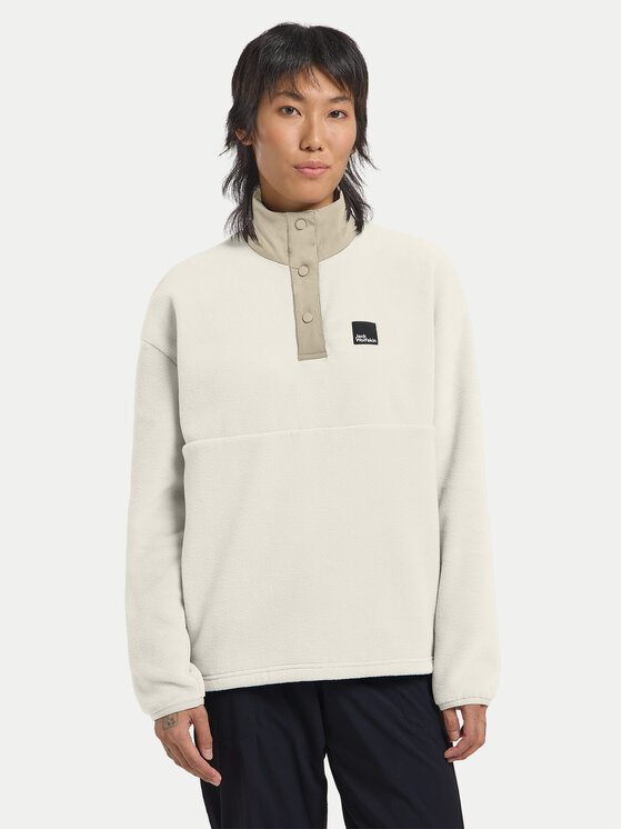 Jack Wolfskin Jack Wolfskin Polár kabát Sumetro A64110 Ekru Regular Fit