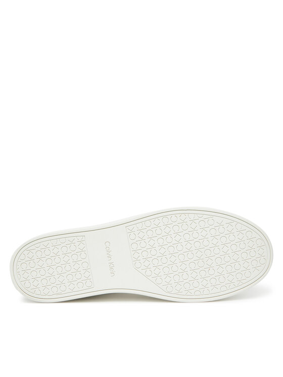 Calvin Klein Calvin Klein Sneakersy Clean Cup Low Laceup Mono HM0HM01899 Biały