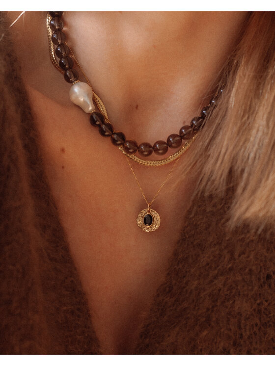 Amétrine  Amétrine Choker Baroque Brązowy