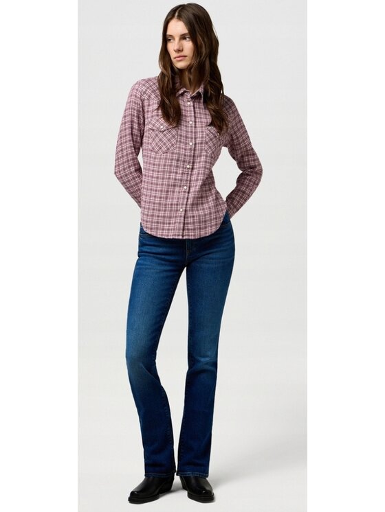 Wrangler Wrangler Jeansy Bootcut 625 Niebieski Bootcut Fit