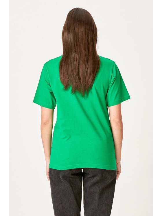 TeeShoppen TeeShoppen T-Shirt 'Oversized Collection' Zielony Oversize