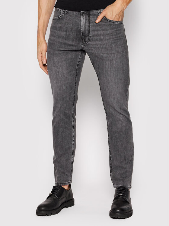 Lee Lee Jeansy Rider L701PZCL 112144385 Szary Slim Fit