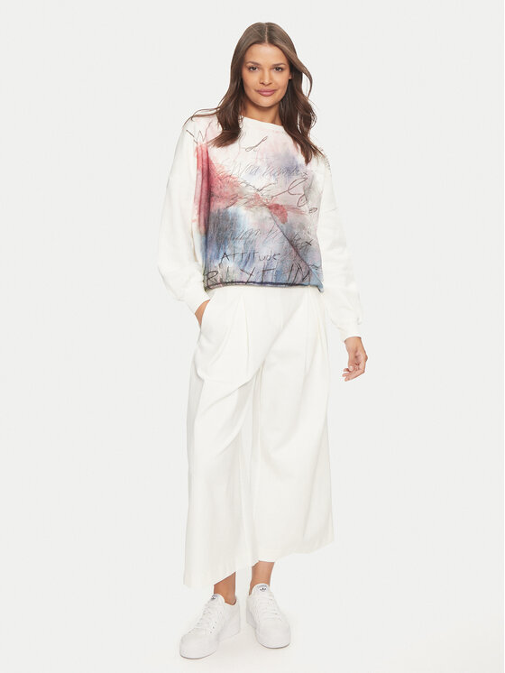 Deha Deha Суитшърт D12424 Екрю Regular Fit