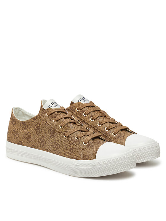 Guess Guess Trampki FMPISL PAC12 Beżowy