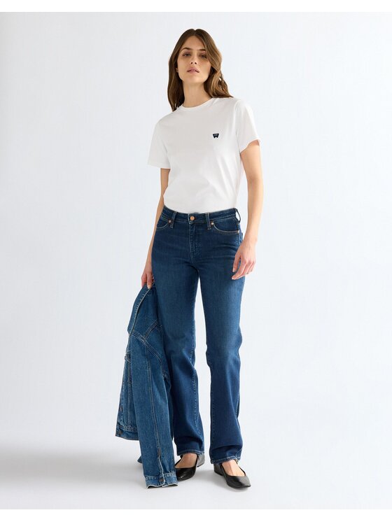 Wrangler Wrangler Jeansy STRAIGHT Niebieski Straight Leg