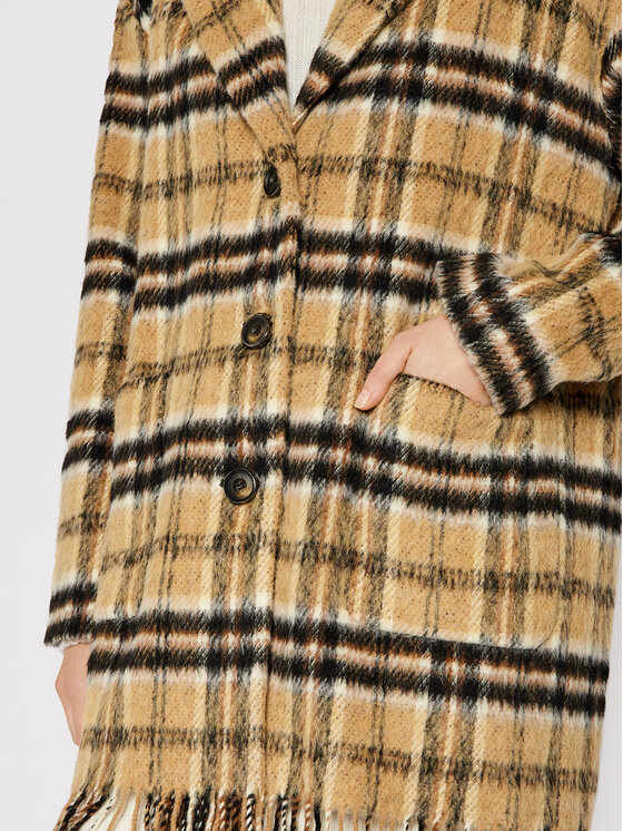 PINKO Pinko Płaszcz przejściowy Parkside 1G16K3 Y7AY Brązowy Regular Fit