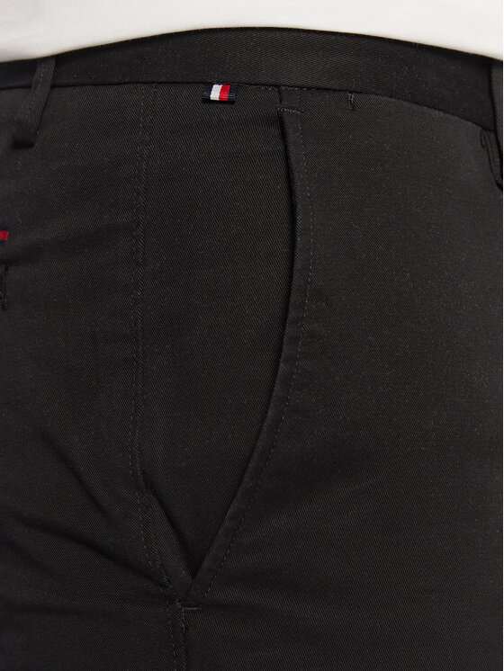 Tommy Hilfiger Tommy Hilfiger Čino bikses Bleecker MW0MW26619 Melns Slim Fit