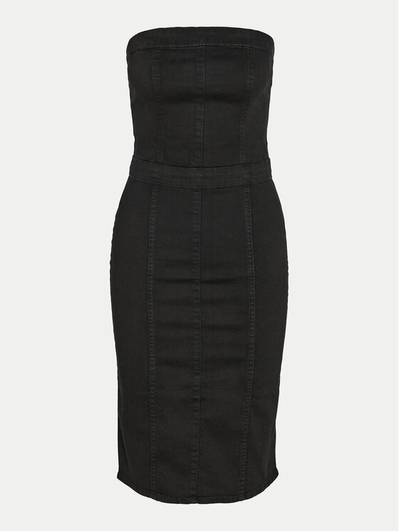 Noisy May Noisy May Džínové šaty Mira 27031683 Černá Slim Fit