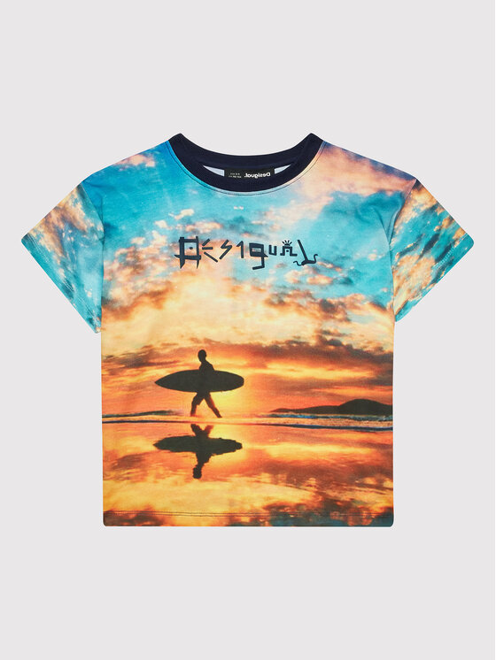 T-shirt Melon 22SBTK09 Multicolore Regular Fit