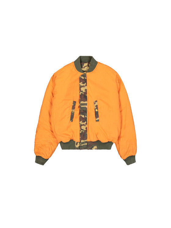 Alpha Industries Alpha Industries Kurtka bomber MA-1 Quilted Camouflage Bomber Jacket Zielony Core Fit
