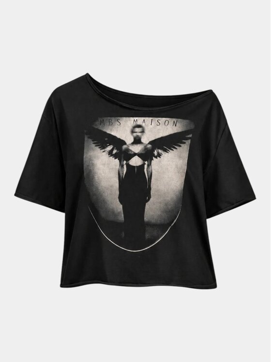 MADE BY SOCIETY MADE BY SOCIETY T-Shirt La Pièce - T27897 Czarny Basic Fit