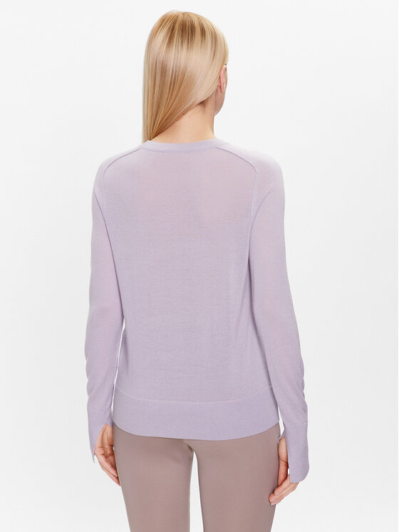 Calvin Klein Calvin Klein Džemper K20K205777 Ljubičasta Regular Fit