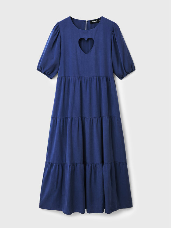 Desigual Desigual Haljina za svaki dan Flora 22WWVW30 Tamnoplava Regular Fit