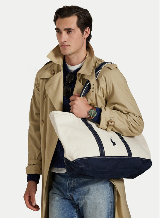 Polo Ralph Lauren Polo Ralph Lauren Ročna torba 405P02124001 Kremna