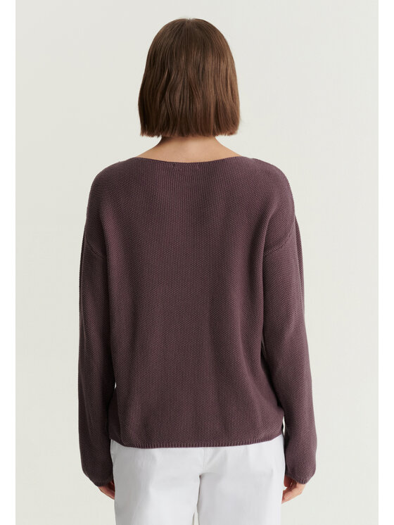TATUUM TATUUM Sweter MAKSO Fioletowy Classic Fit