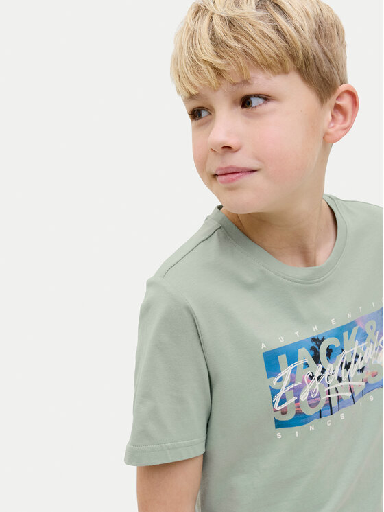 Jack&Jones Junior Jack&Jones Junior Футболка Colton 12269809 Зелений Regular Fit
