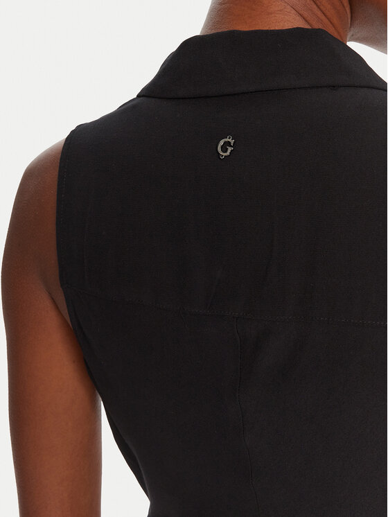 Guess Guess Sukienka 176871 Czarny Classic Fit