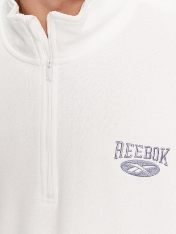 Reebok Reebok Mikina Archive Essentials IK6128 Bílá Regular Fit