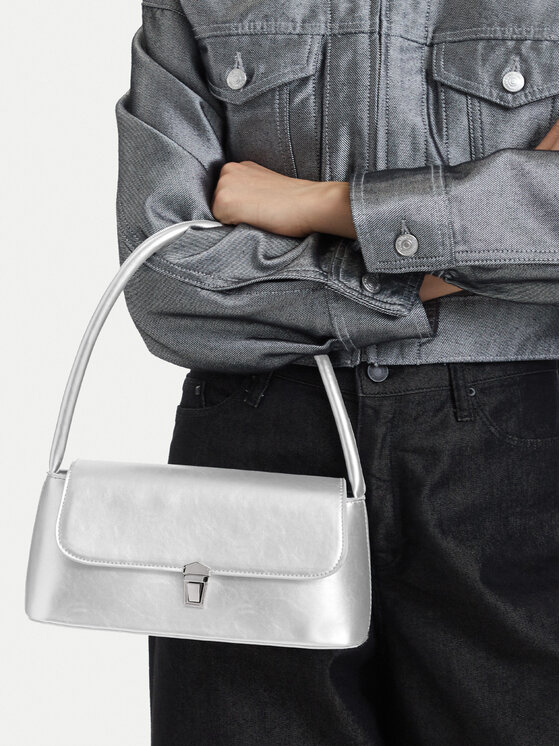 DeeZee DeeZee Handtasche CEO-DZE-ST-001-10 Silberfarben
