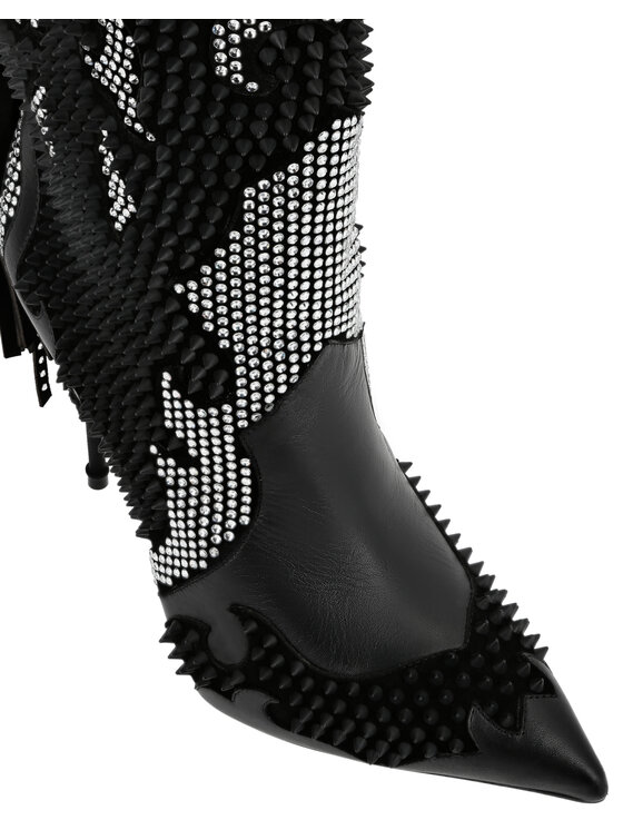 PHILIPP PLEIN PHILIPP PLEIN Kozaki 21989 Czarny