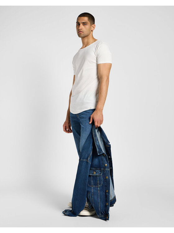 Lee Lee Jeansy BROOKLYN STRAIGHT Niebieski Regular Fit