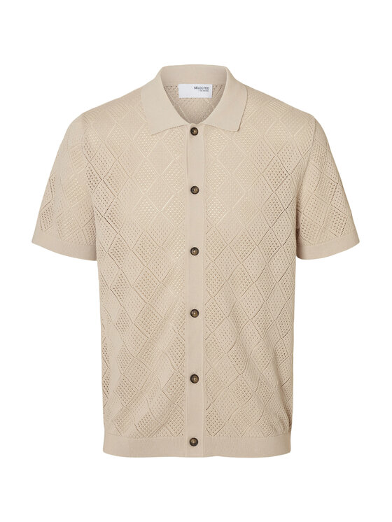 Selected Homme Selected Homme Košile 16097564 Béžová Regular Fit