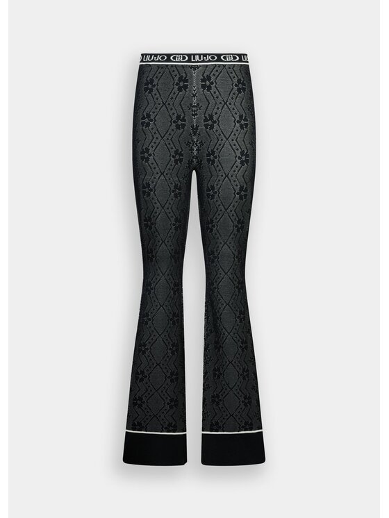 Liu Jo Liu Jo Spodnie materiałowe TF5065MS55N03N66 Czarny Slim Fit