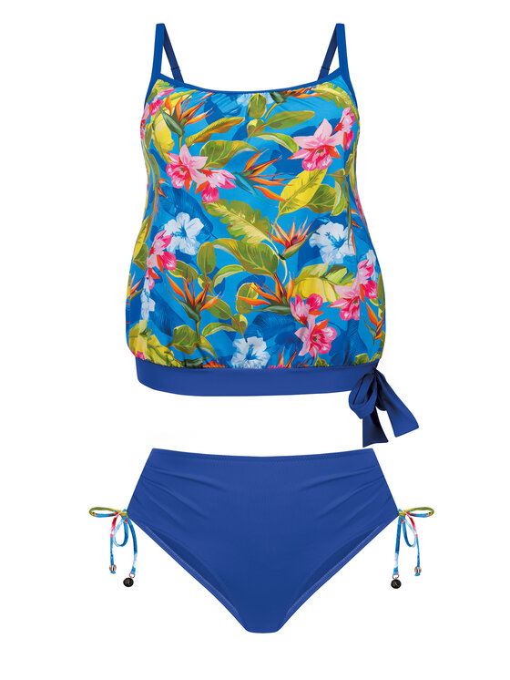Feba Feba Tankini F229 Niebieski
