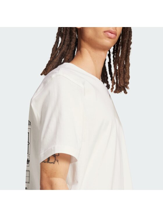 adidas adidas T-Shirt 158469 Biały Loose Fit