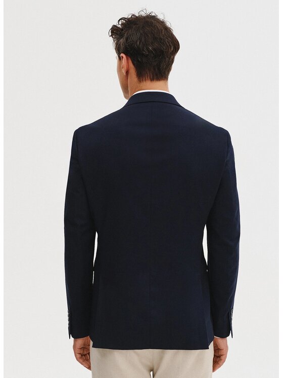 Pako Lorente Pako Lorente Marynarka P25BN-3X-003 Granatowy Slim Fit